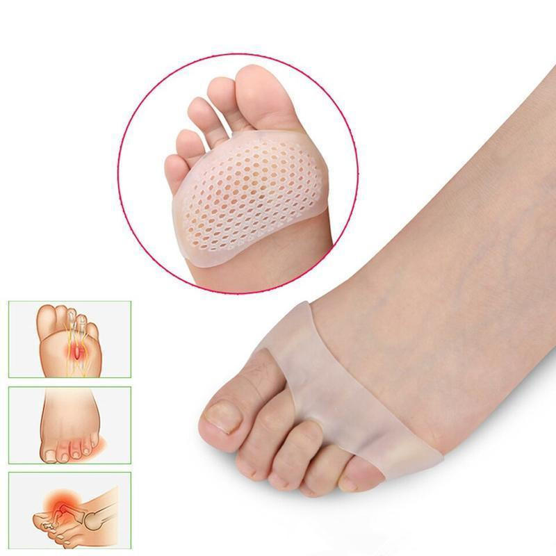 Gel Metatarsal Pads with Ventilated Construction and Adhesive Backing, Set of 2