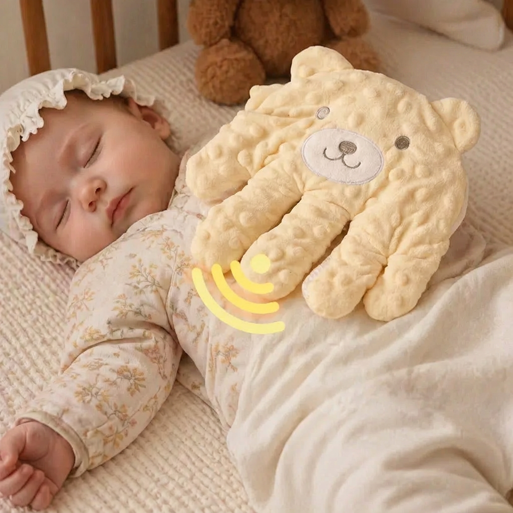 Rhythmic Patting Baby Sleep Device with Adjustable Speed and Automatic Shutoff Timer