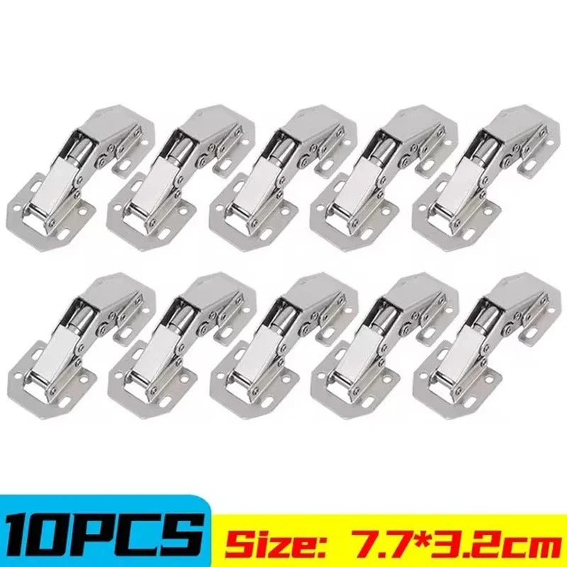 Soft Close Cabinet Hinges with Hydraulic Dampening, 10 Pack