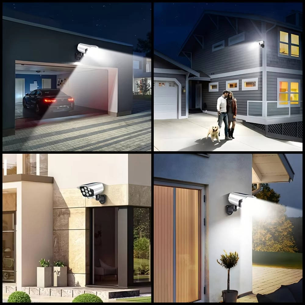 Solar Motion Sensor Floodlight with 2000 Lumens and 360 Degree Rotation, IP65 Waterproof - Alverraliving