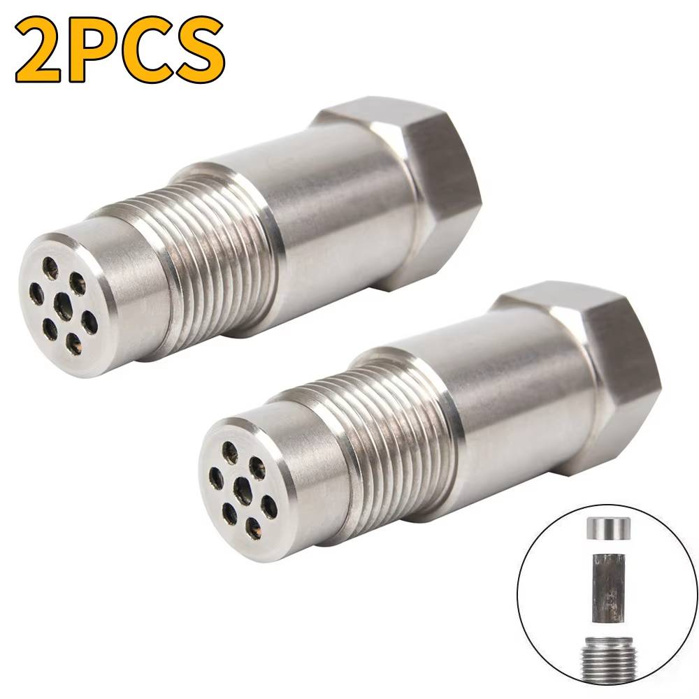 O2 Sensor Adapter with Mini Catalytic Converter and Magnetic Induction for M18x1.5