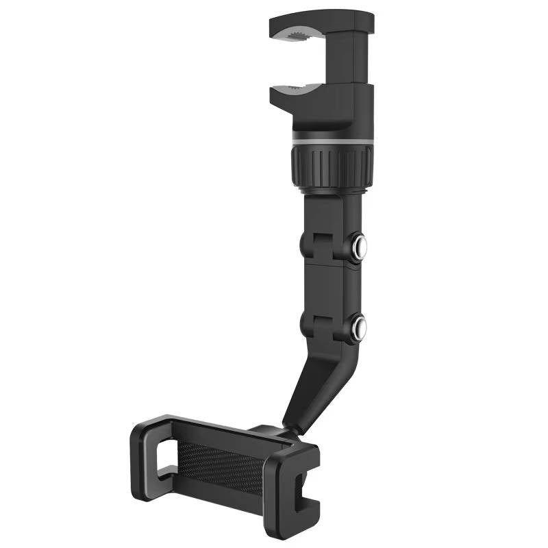 Rearview Mirror Phone Mount with 360 Degree Rotation and Silicone Grip