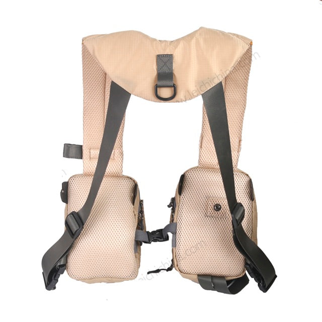 Fishing Tackle Chest Bag with Tool Loops and Mesh Pockets