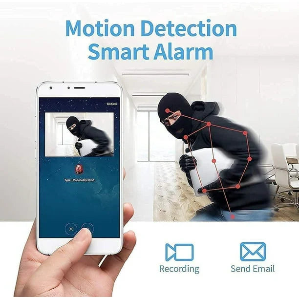 Wireless Camera 1080P HD with Night Vision and Motion Detection, Magnetic Base