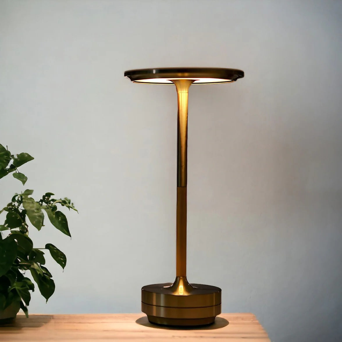 Rechargeable Table Lamp with Touch Dimming and Three Color Temperatures
