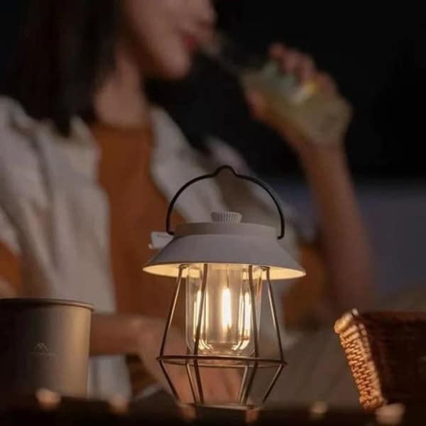 Rechargeable Table Lamp with Adjustable Color Temperature and 120 Hour Battery Life