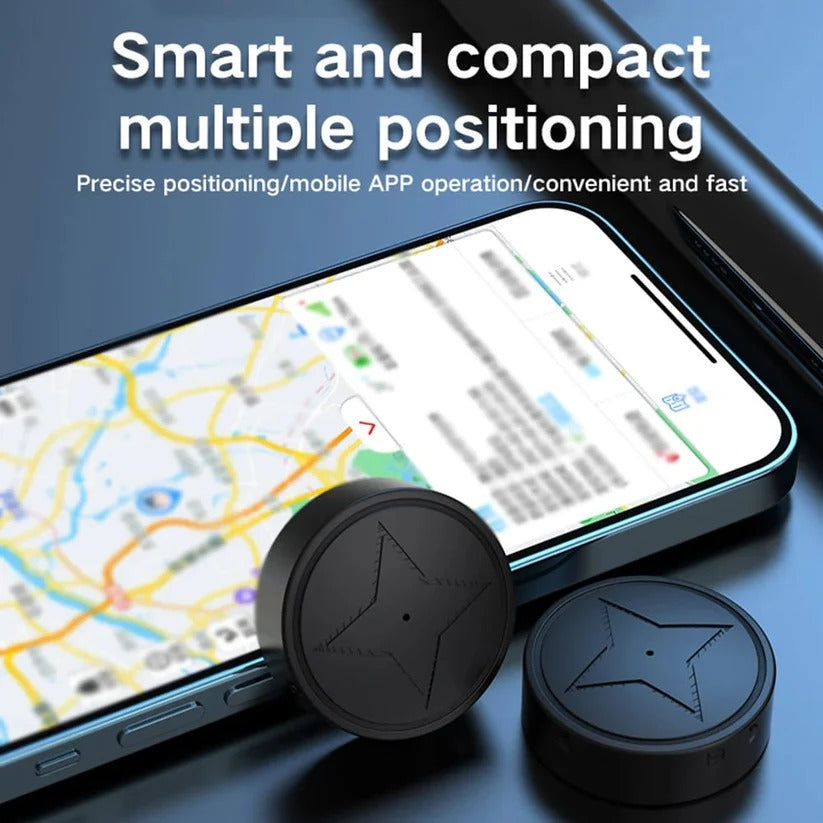 GPS Tracker with Magnetic Mount and 30-Day Battery for Vehicles