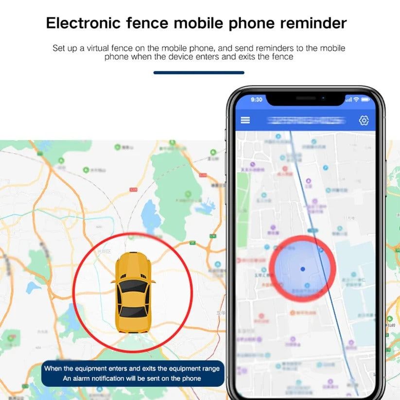 GPS Tracker with Magnetic Mount and 30-Day Battery for Vehicles