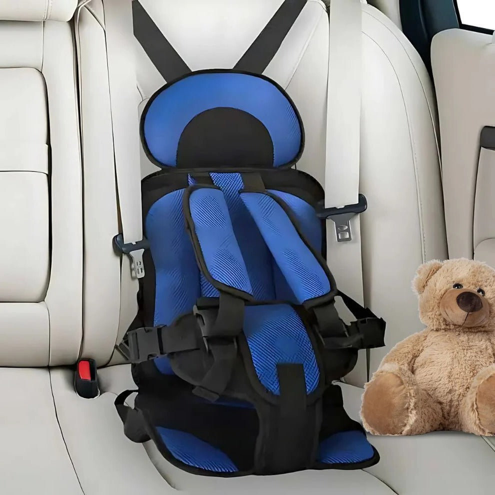 Child Car Seat Cushion with Five Point Harness and Foam Padding
