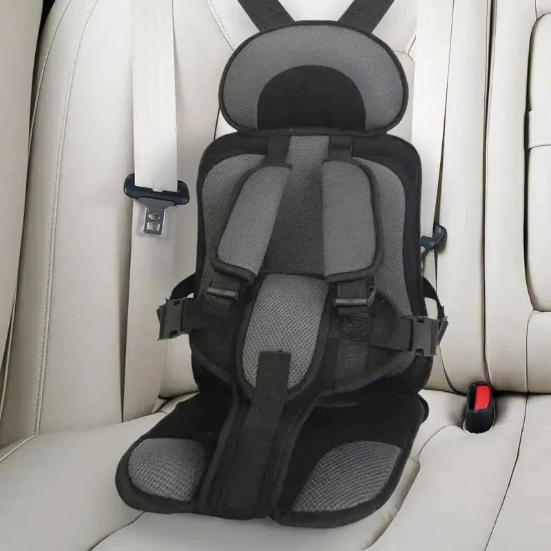 Child Car Seat Cushion with Five Point Harness and Foam Padding