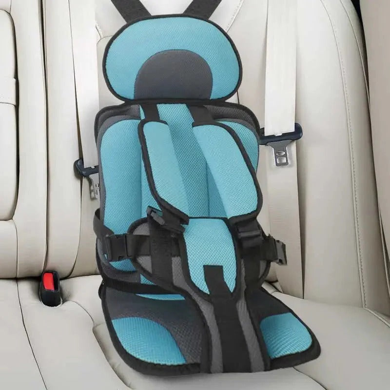 Child Car Seat Cushion with Five Point Harness and Foam Padding