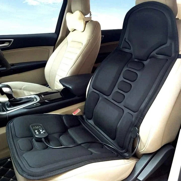 Massage Chair Pad with 8 Vibration Patterns and Heated Back Support