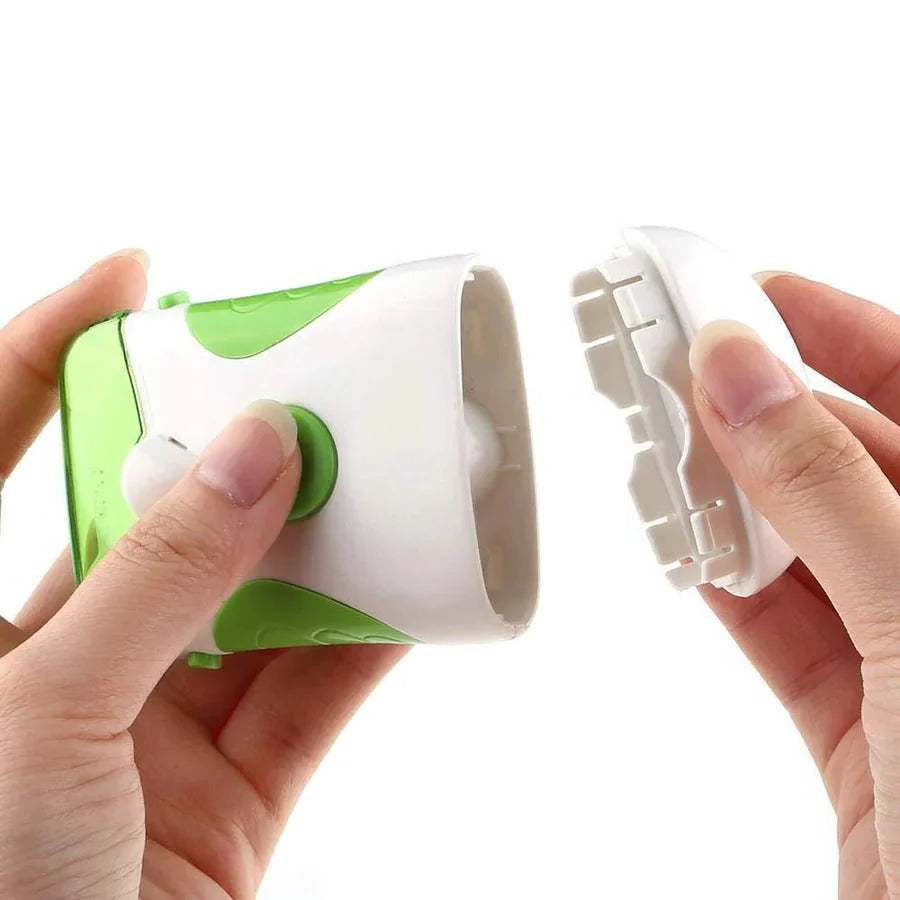 Electric Nail Clipper with LED Light and Rotating Filing Blade