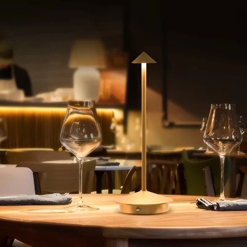 Rechargeable LED Table Lamp with Touch Control and Three Color Temperatures - Alverraliving
