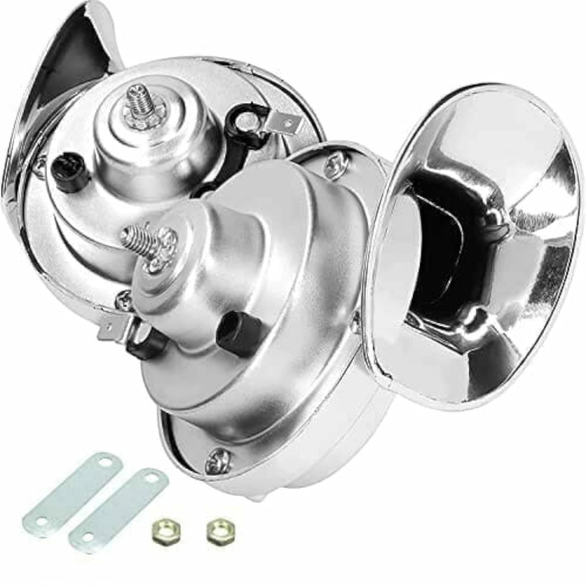 300dB Train Horn with Built-In Compressor and Snail Chamber for 12V Vehicles