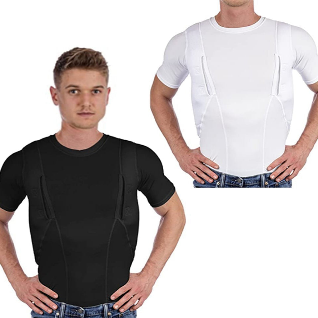 Concealed Carry Tank Top with Dual Pockets and Moisture-Wicking Fabric