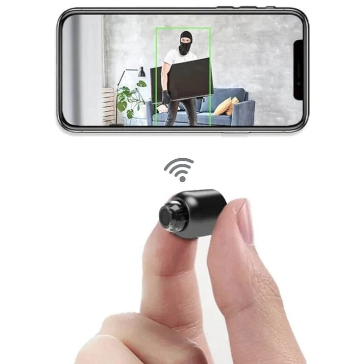 Compact Wireless Security Camera with 1080p Night Vision and Motion Detection