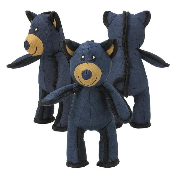 Bear Dog Toy with Internal Squeaker and Reinforced Stitching, Machine Washable