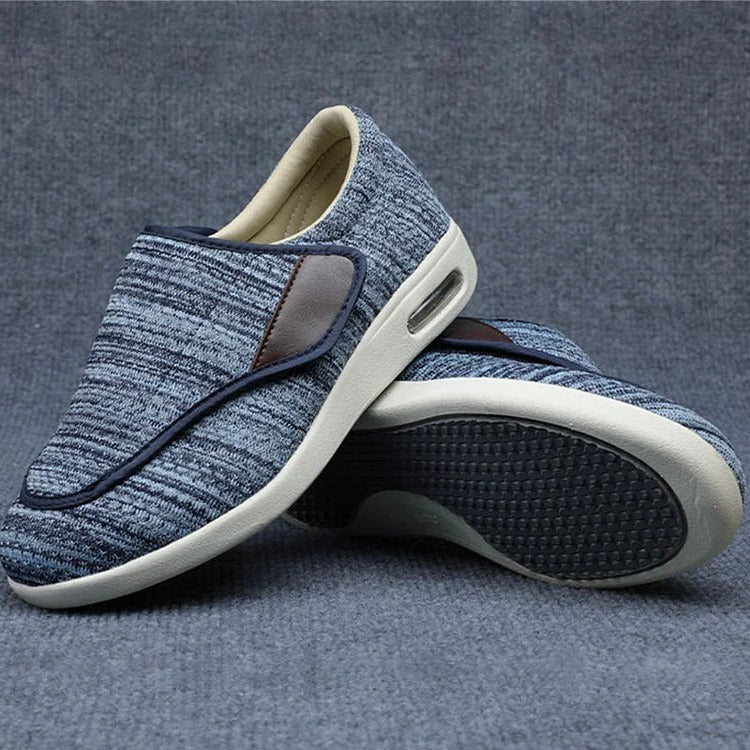 Orthopedic Walking Shoes with Adjustable Straps and Extra Wide Toe Box, Three Insole Pairs
