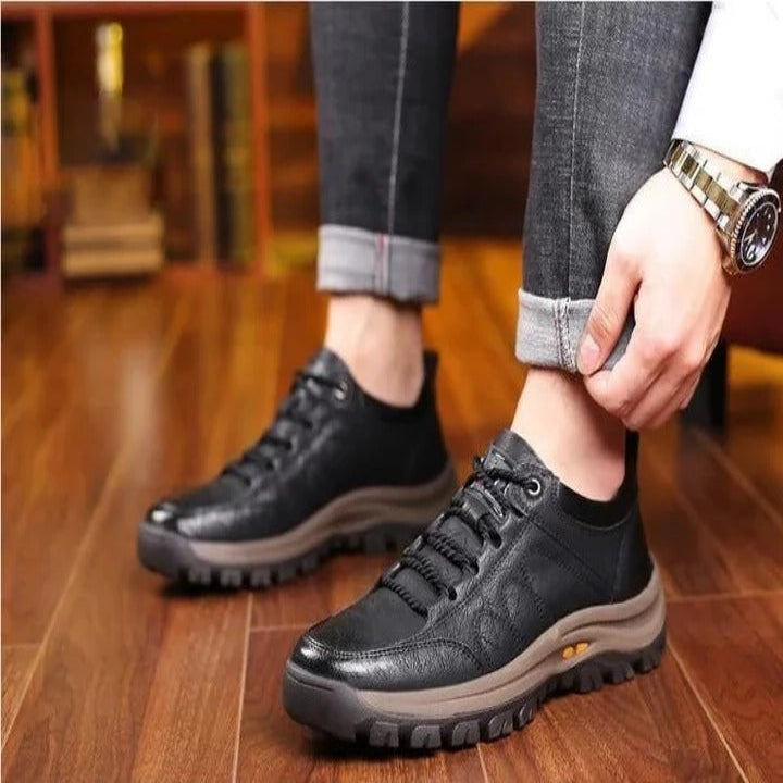 Men Arch Support Shoes with Cushioned Foam Insole and Anti Slip Rubber Sole