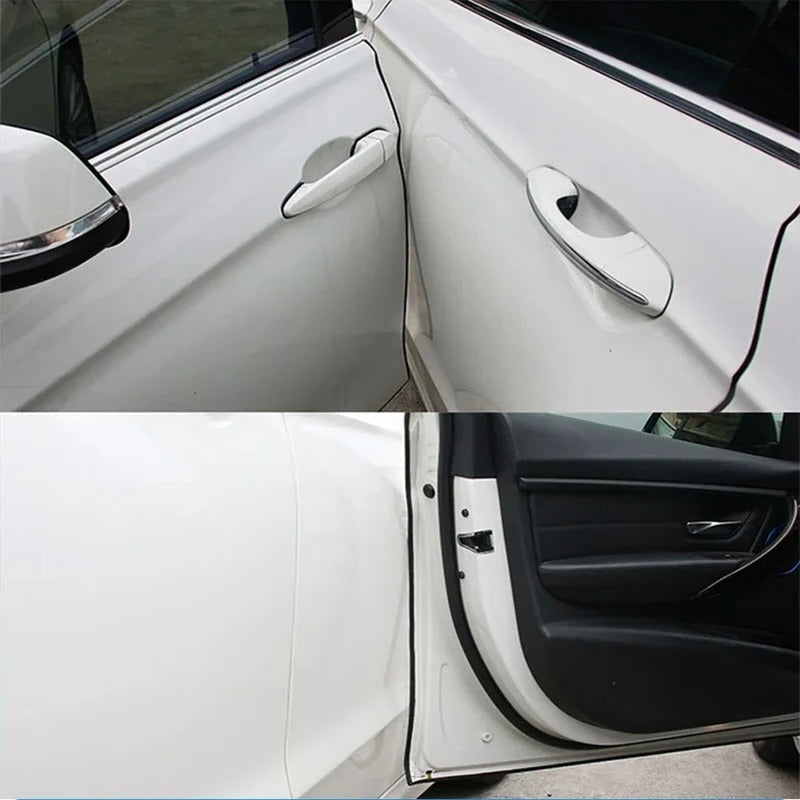 Door Edge Guard Strip with U-Shaped Channel, 16.4 Feet for Universal Vehicle Fit