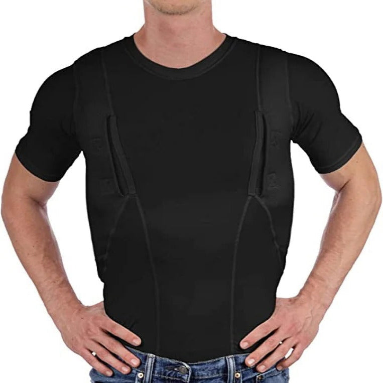 Concealed Carry Tank Top with Dual Pockets and Moisture-Wicking Fabric