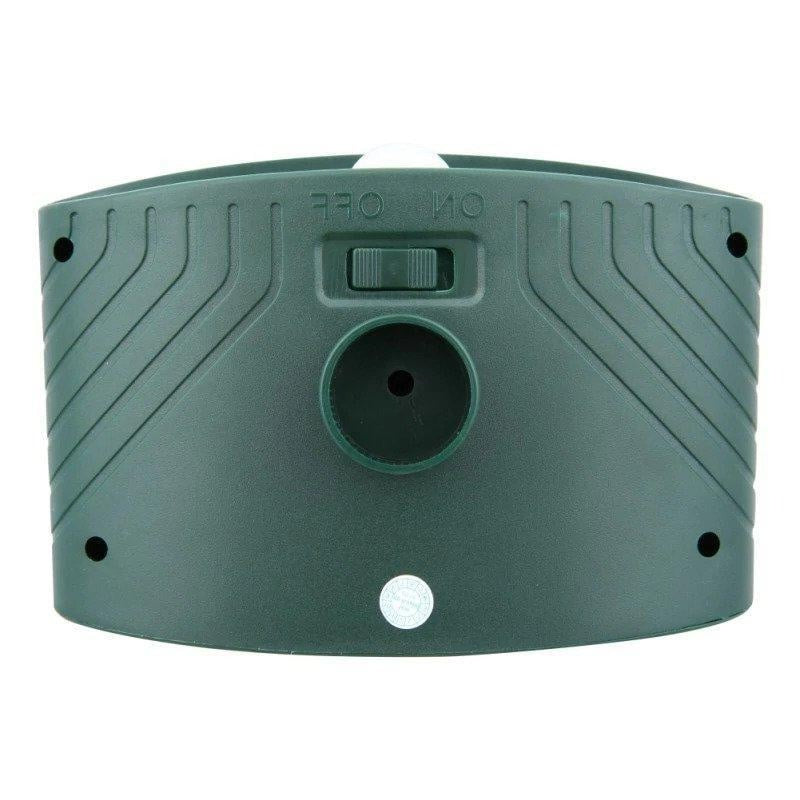 Ultrasonic Animal Repellent with Solar Power and Motion Detection LED