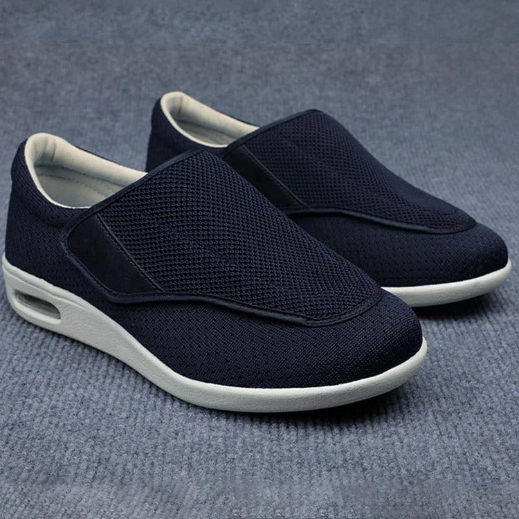 Orthopedic Walking Shoes with Adjustable Straps and Extra Wide Toe Box, Three Insole Pairs