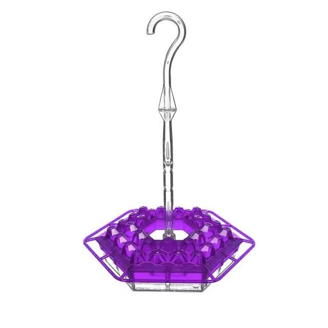 Hummingbird Feeder with Built-in Ant Moats and 30 Flower Ports, Hanging Design