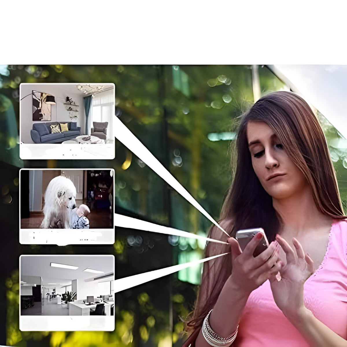 Wireless Security Camera with 1080p Video and Night Vision, Motion Detection