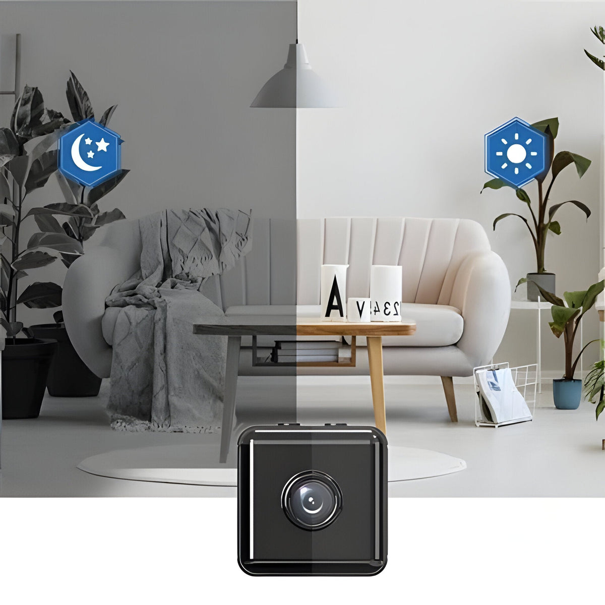 Wireless Security Camera with 1080p Video and Night Vision, Motion Detection