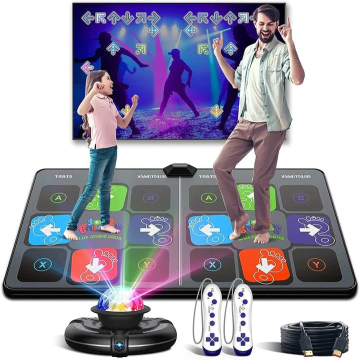 Kids Dance Mat Game with Two Wireless Controllers, Motion Camera, and 144 Dance Songs