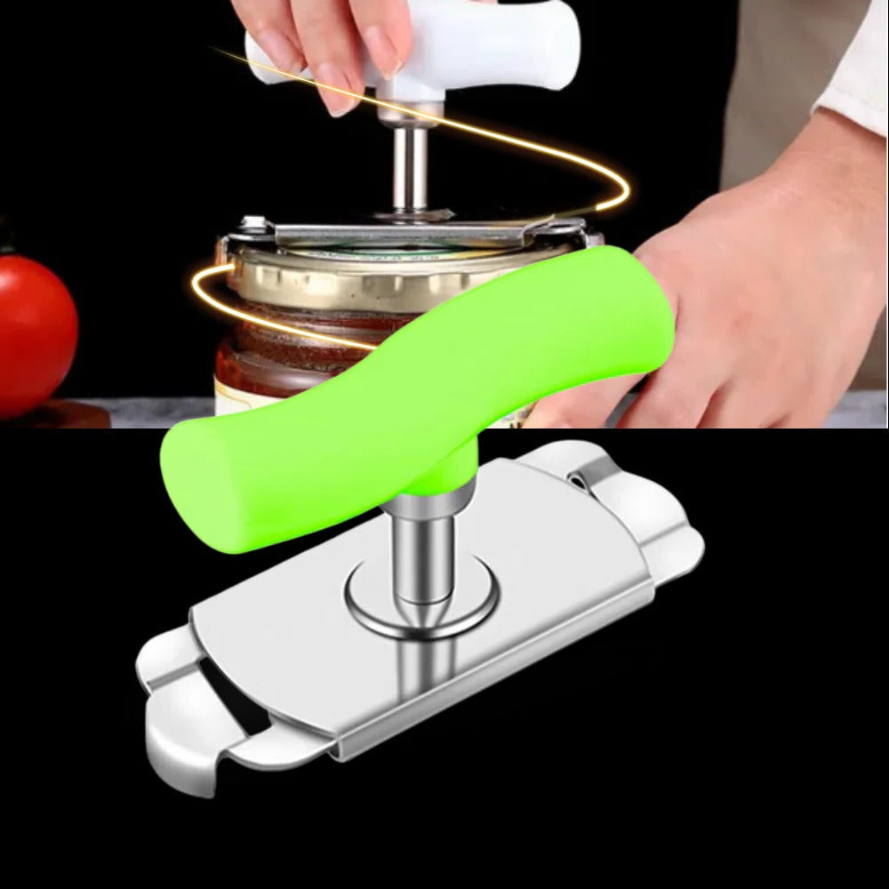 Adjustable Jar Opener for Lids 0.98 to 3.74 Inches with Textured Grip