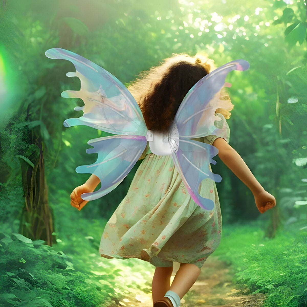 LED Butterfly Wings with Electric Flapping Motion and Lights for Kids and Adults
