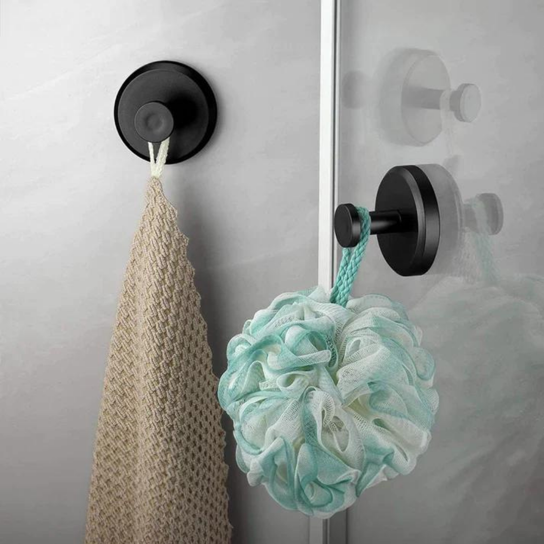Suction Hook with 15lb Capacity for Smooth Surfaces, Tool Free Installation