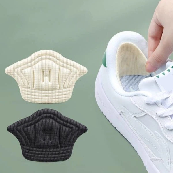 Cushioned Heel Grip Inserts with Self Adhesive Backing and Non Slip Surface