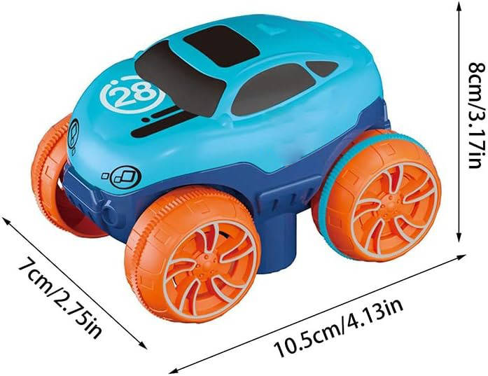 Glow in the Dark Flexible Race Track Set with Snap Together Pieces and a Detachable Body Car in 92 or 184 Pieces