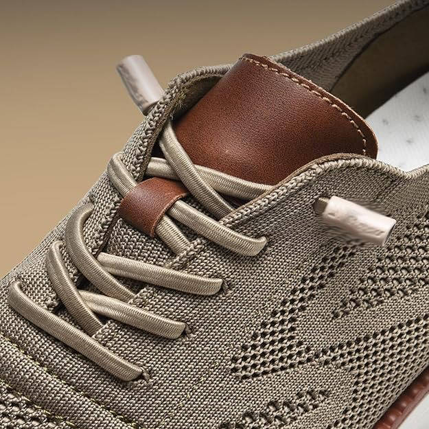 Business Casual Knit Shoes with Wide Orthopedic Toe Box and Breathable Construction