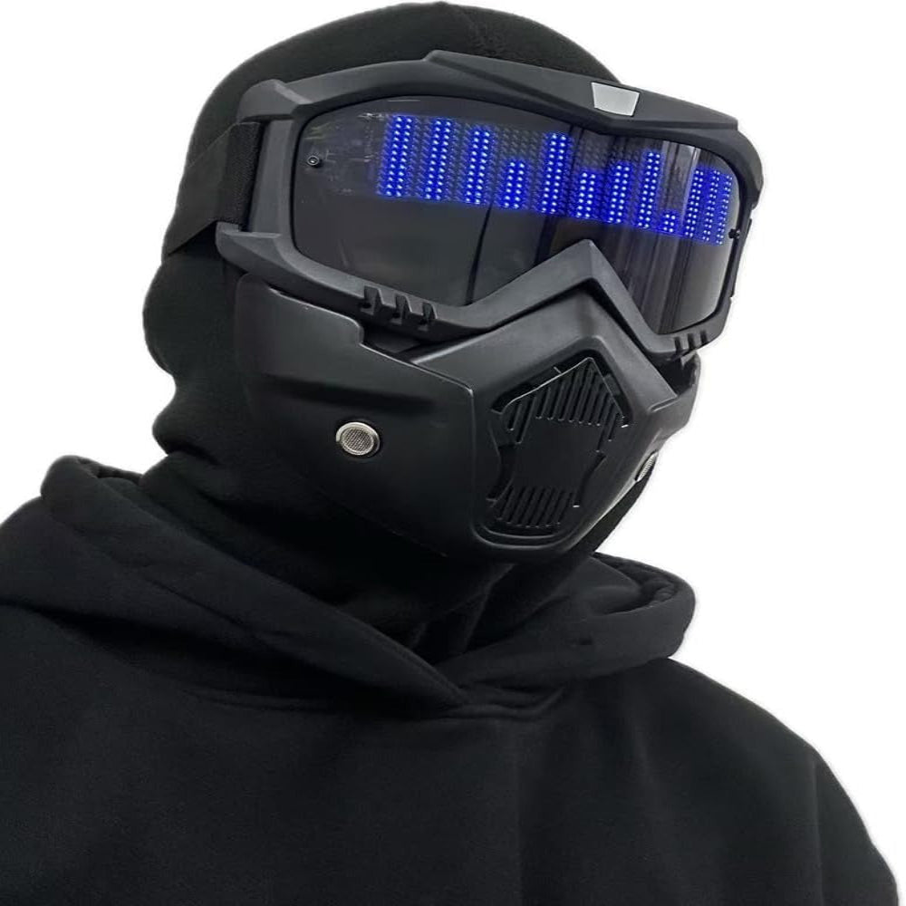 App Controlled LED Mask with Custom Animation and Text Display