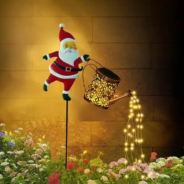 Solar Kettle Garden Light with Cascading Effect and Ground Stake