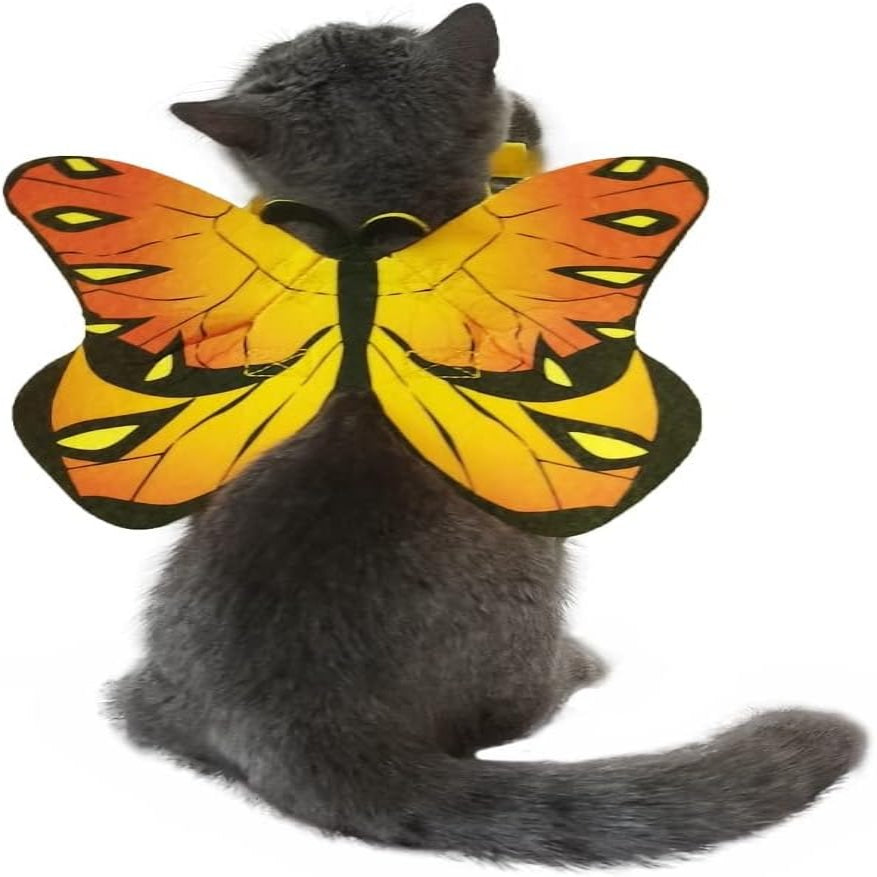 Bat Wing Costume for Cats and Small Dogs with Adjustable Straps