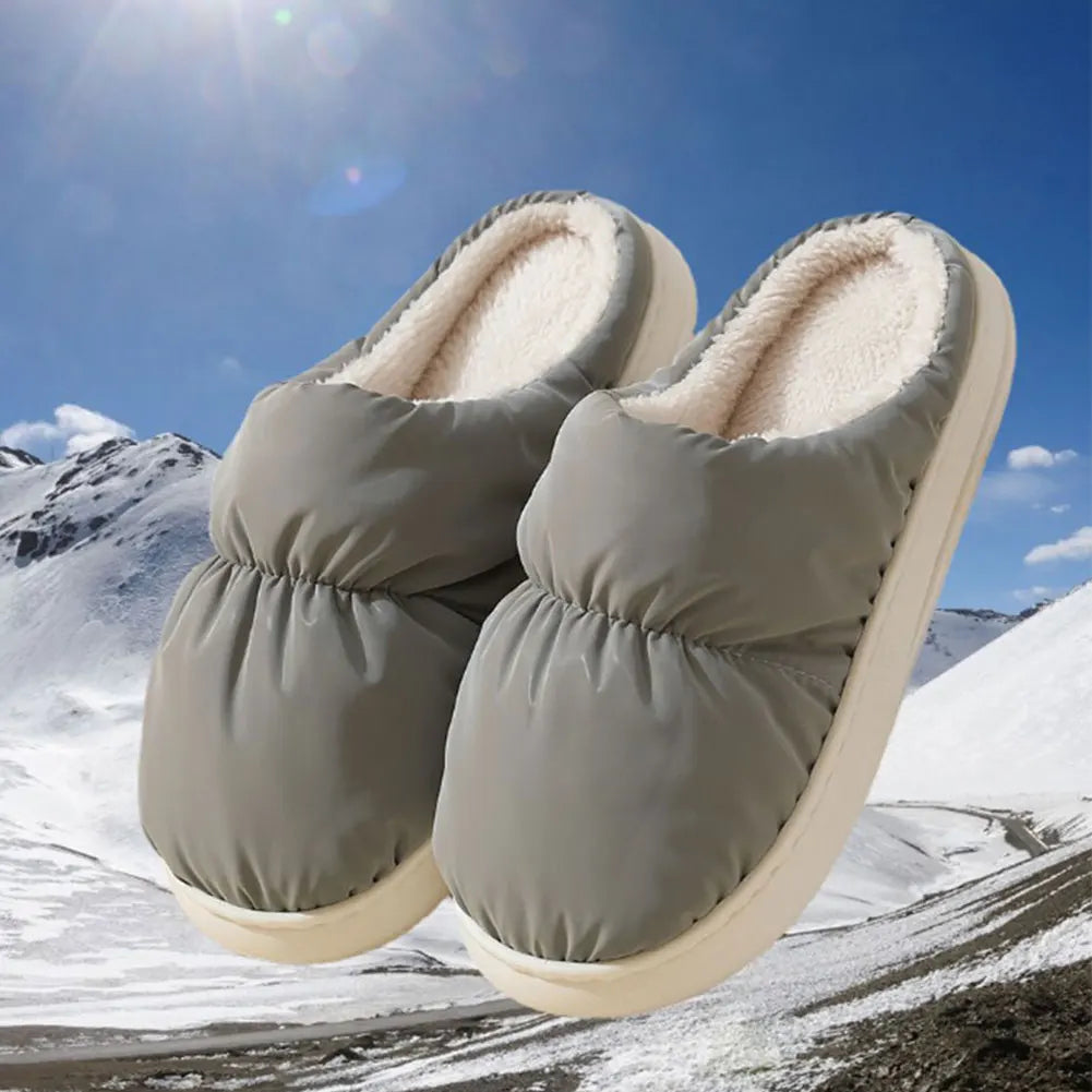 Heated Slippers with Even Temperature Distribution and Non-Slip Sole, Unisex