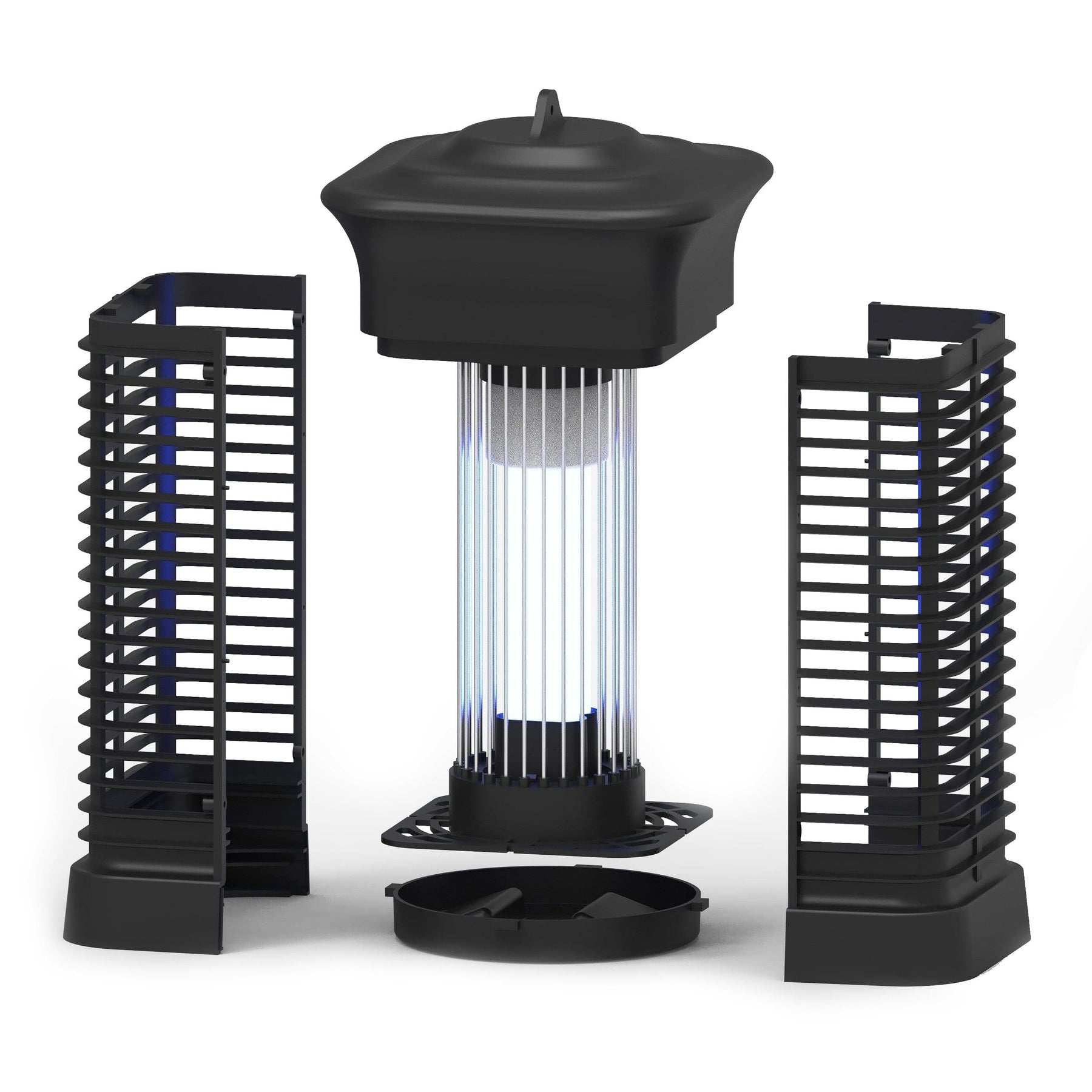 Ultraviolet Insect Zapper with Electrified Grid and Collection Trap, 550 Sq Ft