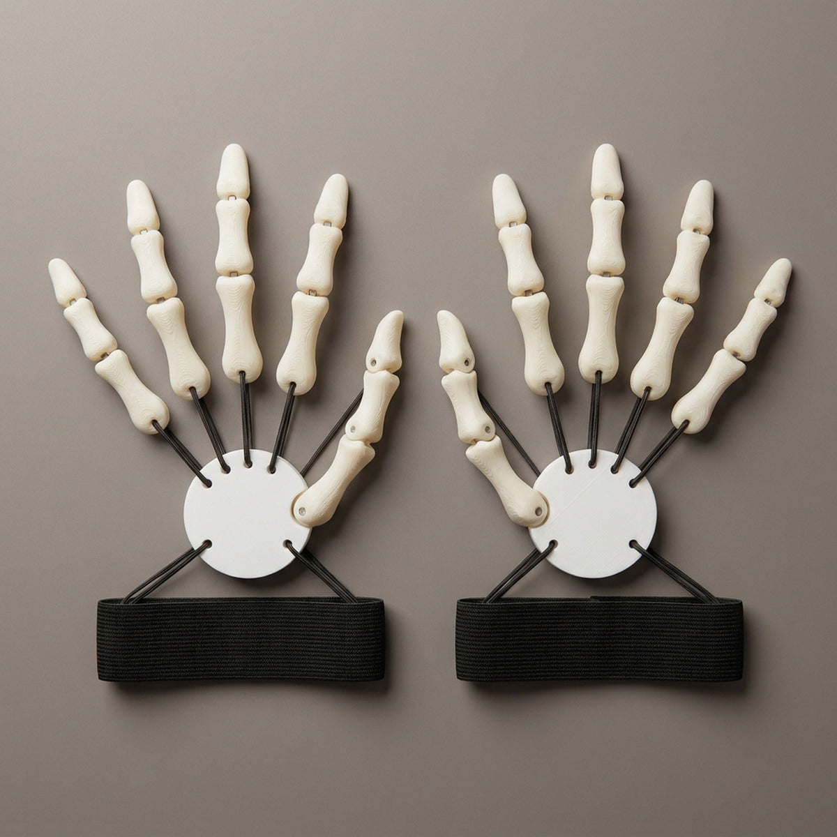 Finger Extension Claws with Articulated Joints and Elastic Wrist Strap, Pair Set All Vera Mart