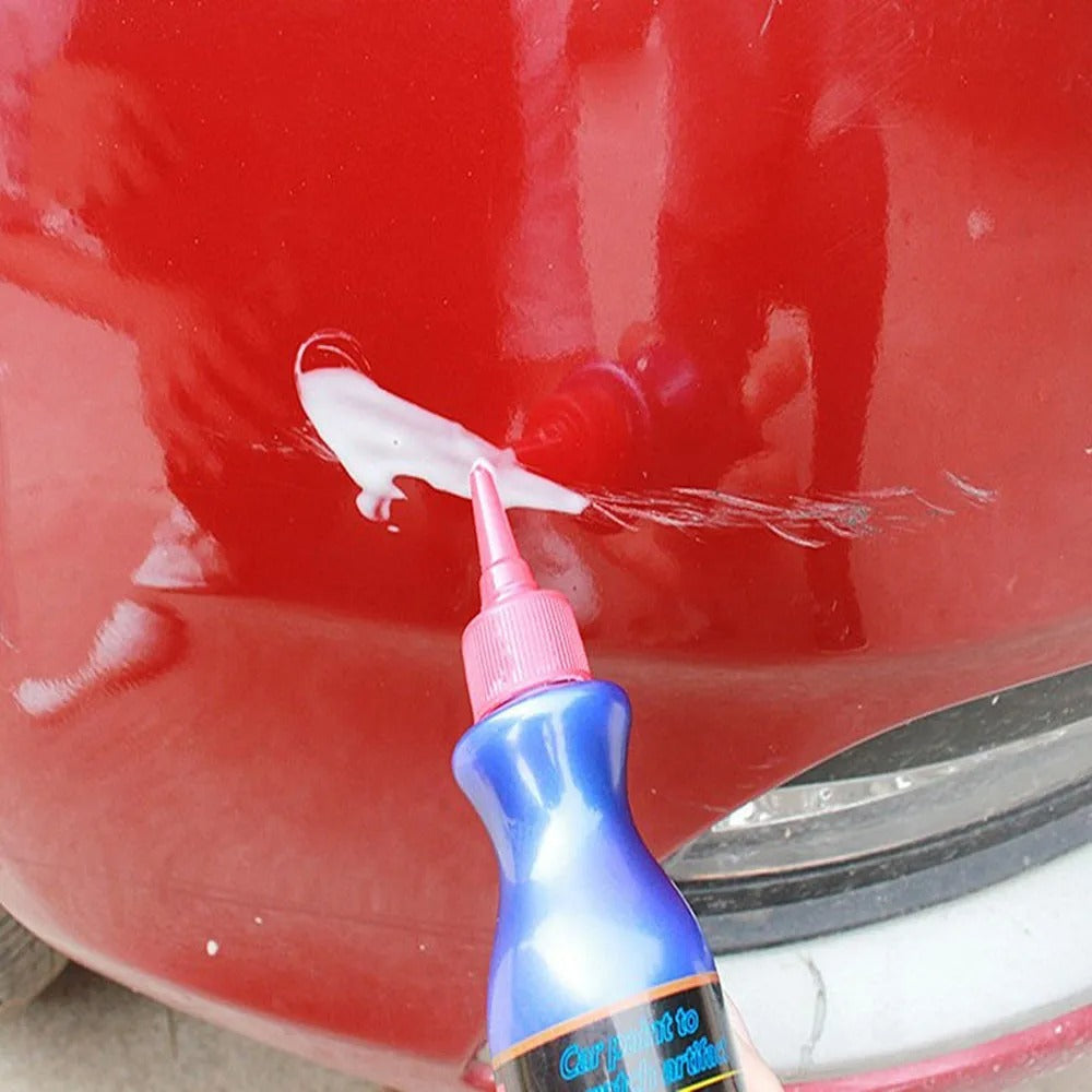 Car Scratch Remover Compound with Foam Buffer Pad and Polishing Formula, 100g