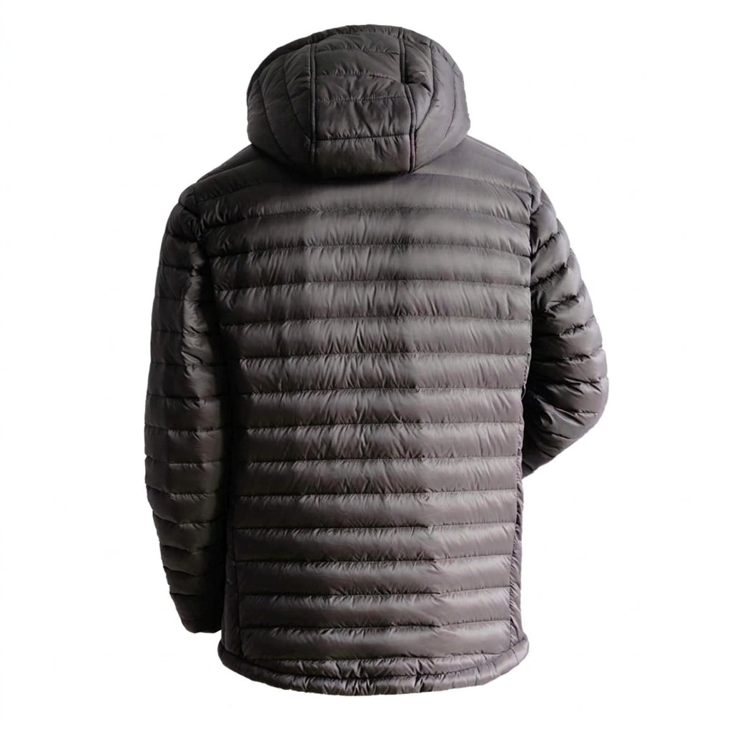 Heated Down Jacket with 12V Battery and Multi-Zone Heat, Machine Washable