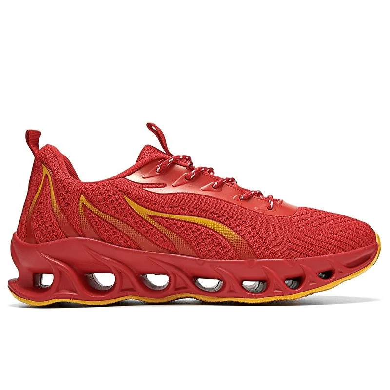 Mens Arch Support Shoes with Corrective Design and Slip-Resistant Tread, Wide Toe Box