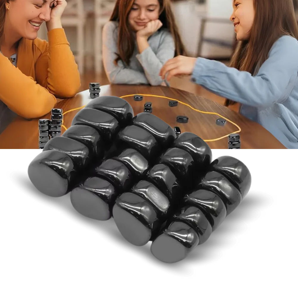 Magnetic Placement Game with Adjustable Rope Boundary and Storage Bag