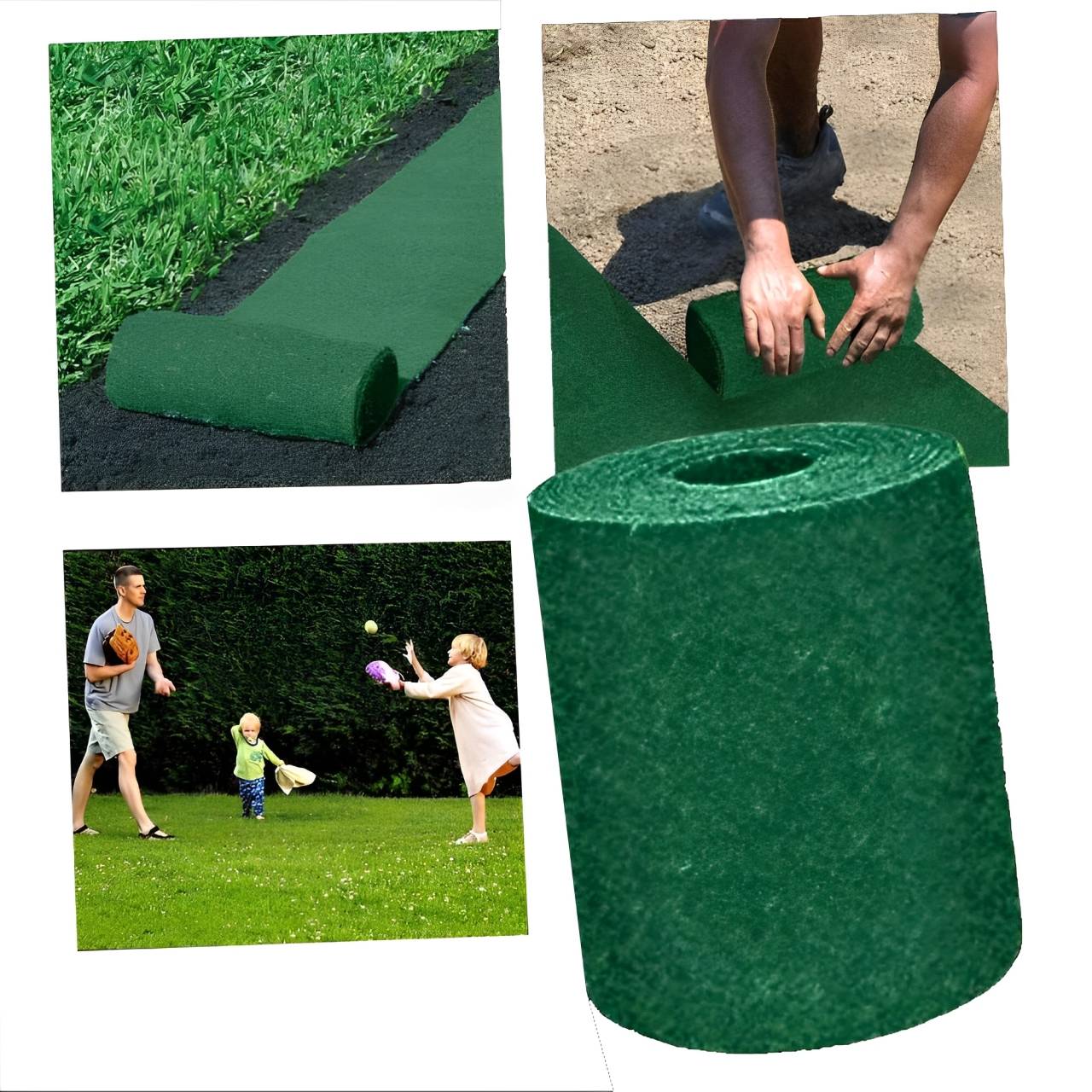 Grass Seed Mat with Embedded Fertilizer and Biodegradable Biofabric