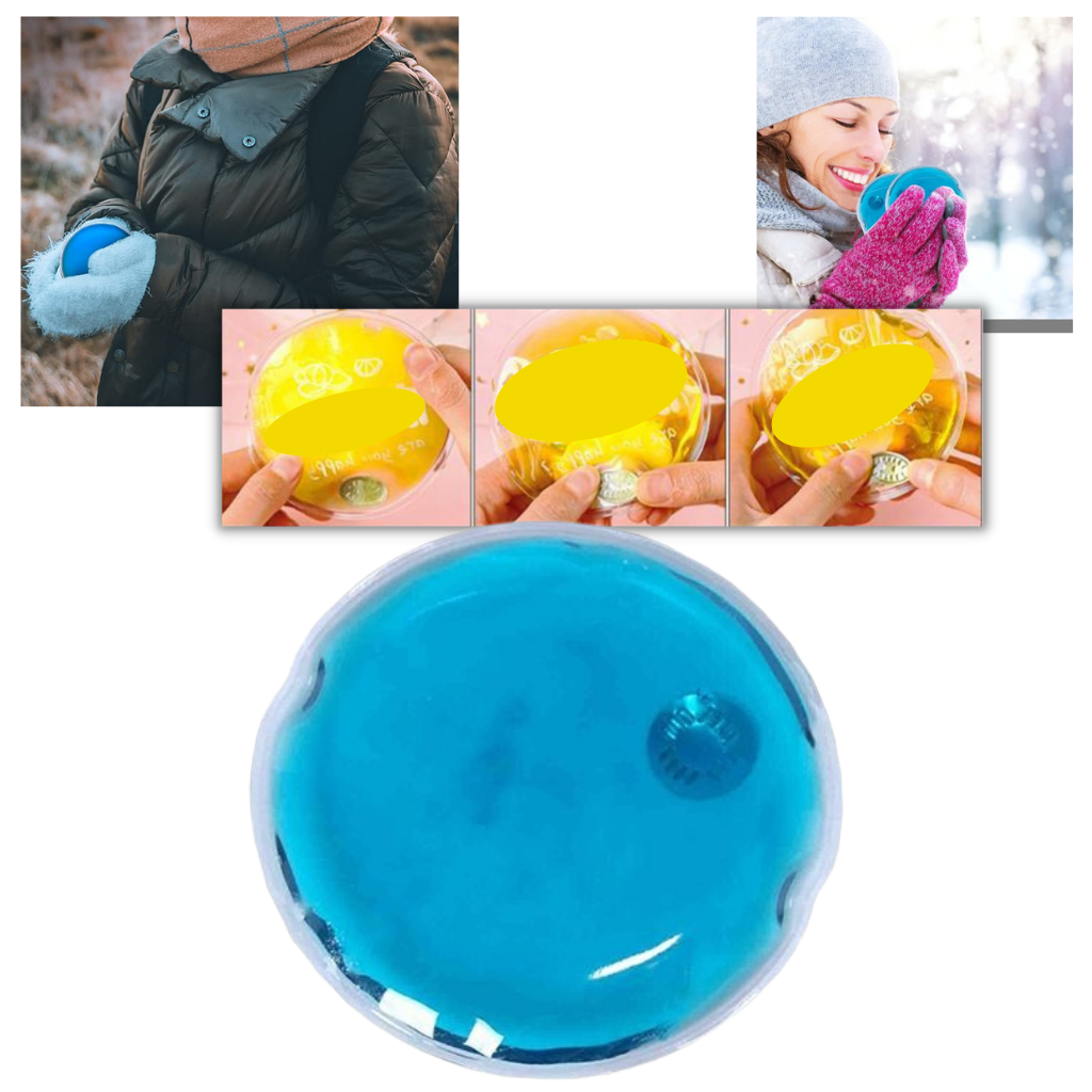 Hand Warmer with Sodium Acetate Activation, 129°F Heat for 45 Minutes